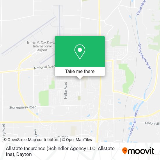 Mapa de Allstate Insurance (Schindler Agency LLC: Allstate Ins)