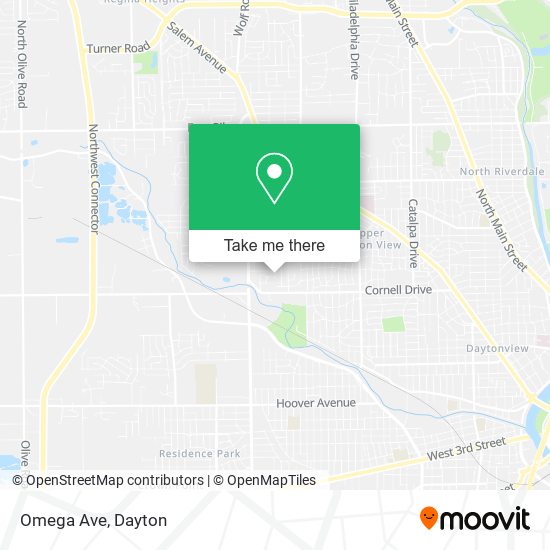 Mapa de Omega Ave
