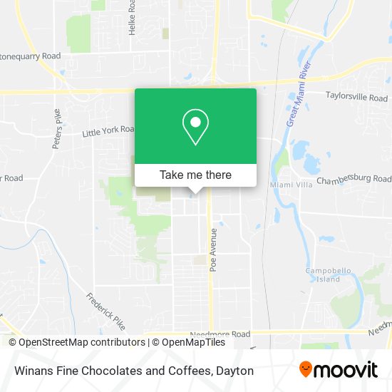 Winans Fine Chocolates and Coffees map