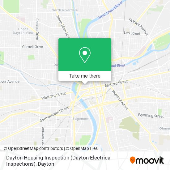 Mapa de Dayton Housing Inspection (Dayton Electrical Inspections)