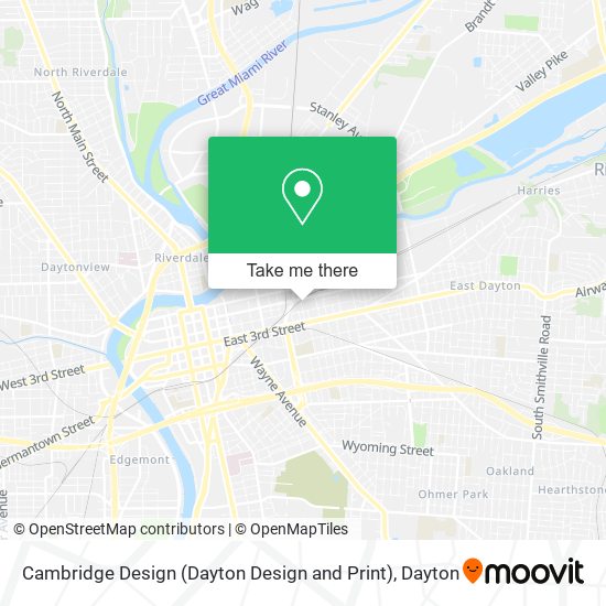 Cambridge Design (Dayton Design and Print) map