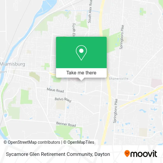 Mapa de Sycamore Glen Retirement Community
