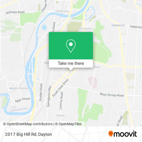 2017 Big Hill Rd map