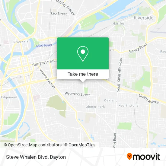 Steve Whalen Blvd map
