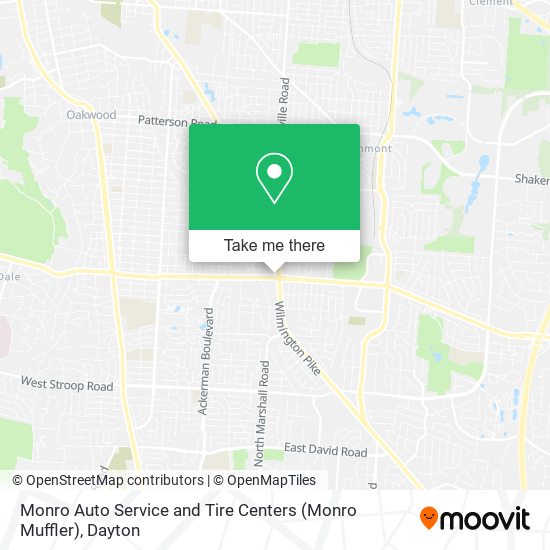 Mapa de Monro Auto Service and Tire Centers (Monro Muffler)