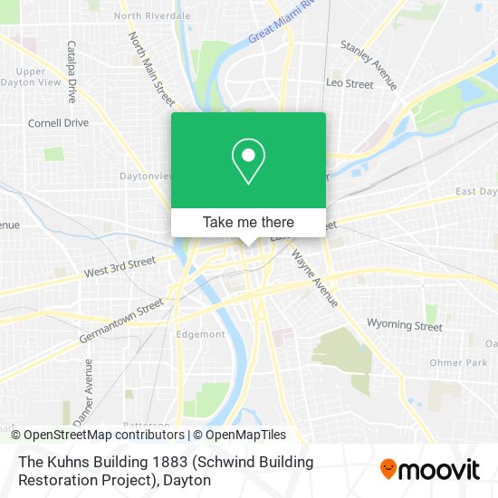 Mapa de The Kuhns Building 1883 (Schwind Building Restoration Project)