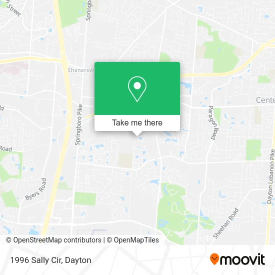 1996 Sally Cir map