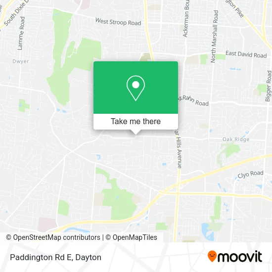 Paddington Rd E map