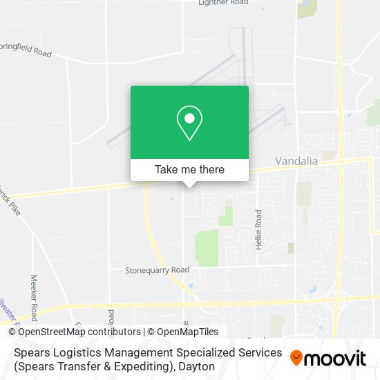 Mapa de Spears Logistics Management Specialized Services (Spears Transfer & Expediting)