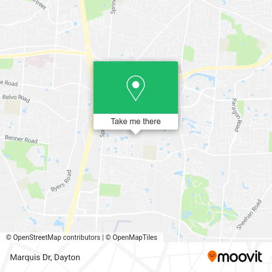 Marquis Dr map