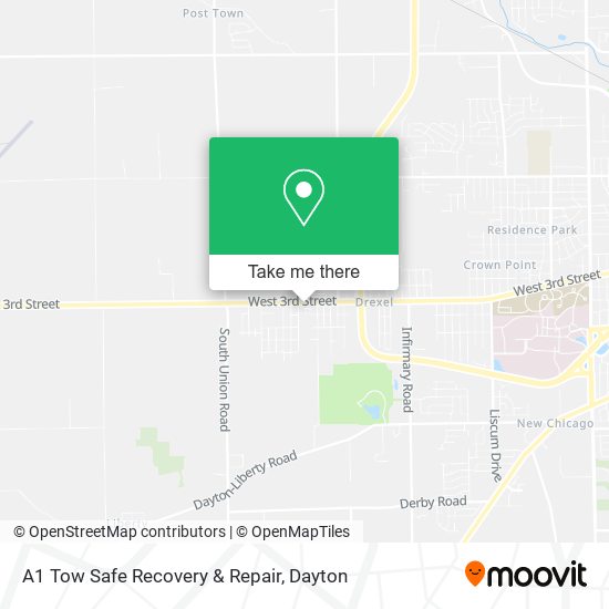 A1 Tow Safe Recovery & Repair map