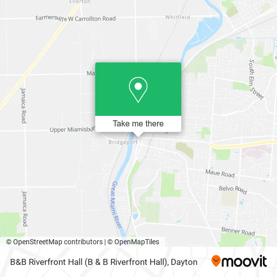Mapa de B&B Riverfront Hall