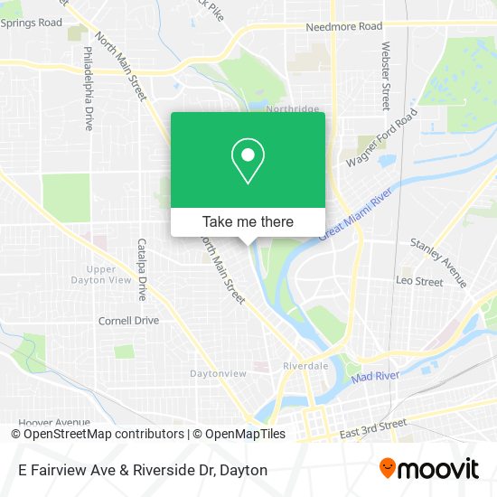 Mapa de E Fairview Ave & Riverside Dr