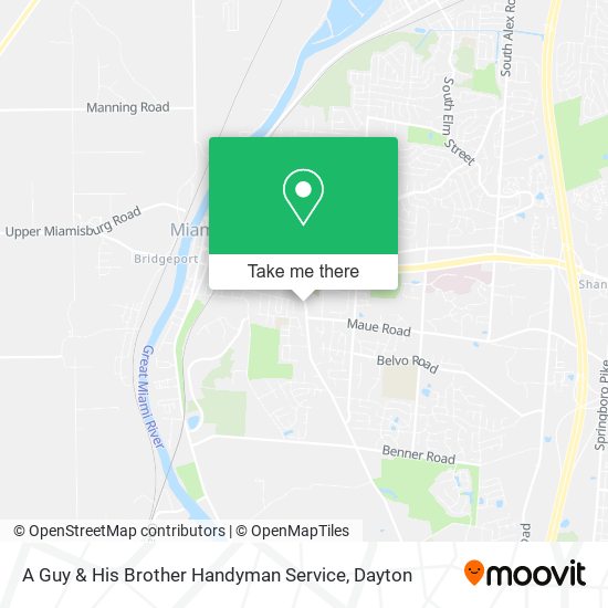 A Guy & His Brother Handyman Service map