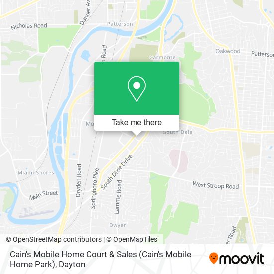Cain's Mobile Home Court & Sales (Cain's Mobile Home Park) map