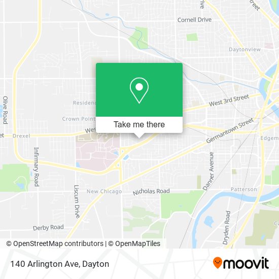 140 Arlington Ave map