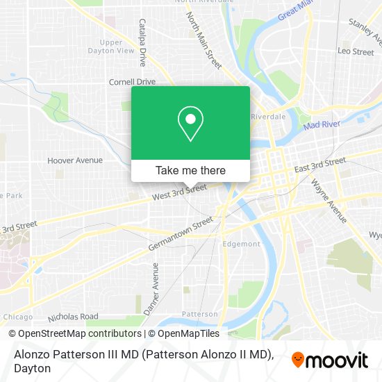 Alonzo Patterson III MD map