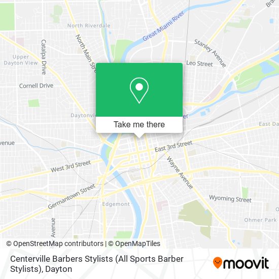Centerville Barbers Stylists (All Sports Barber Stylists) map