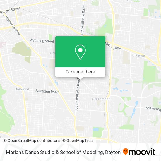 Mapa de Marian's Dance Studio & School of Modeling