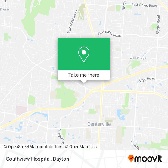Southview Hospital map