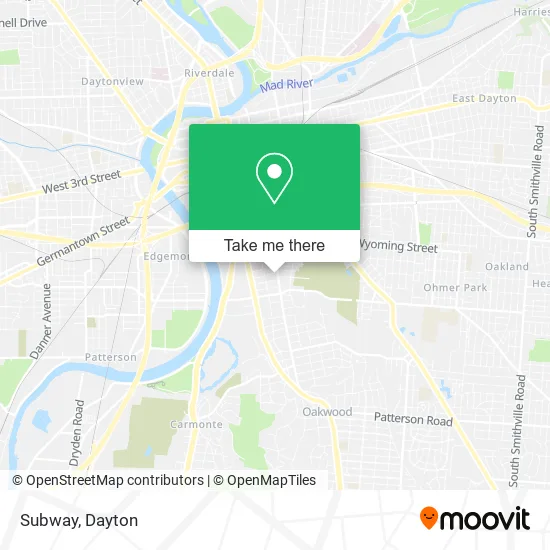 Mapa de Subway
