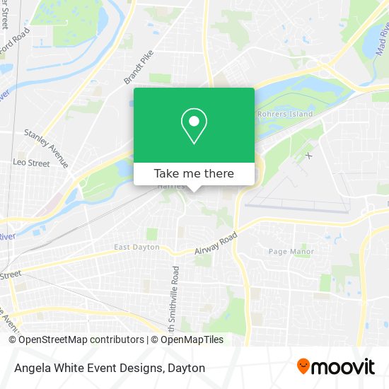 Angela White Event Designs map