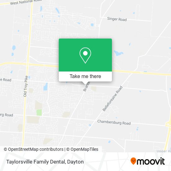 Taylorsville Family Dental map