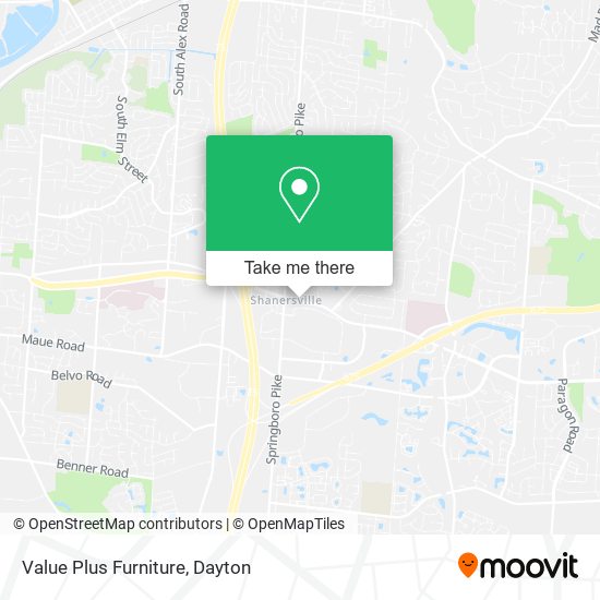 Mapa de Value Plus Furniture