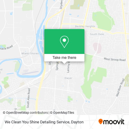 We Clean You Shine Detailing Service map
