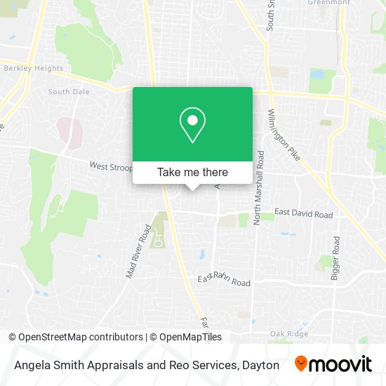 Angela Smith Appraisals and Reo Services map