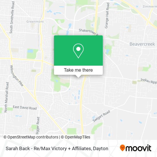 Sarah Back - Re / Max Victory + Affiliates map