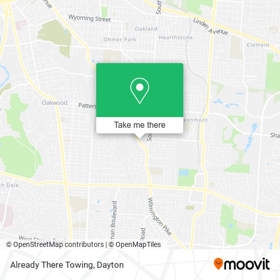 Already There Towing map