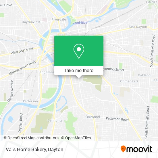 Mapa de Val's Home Bakery