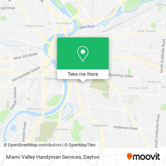 Mapa de Miami Valley Handyman Services