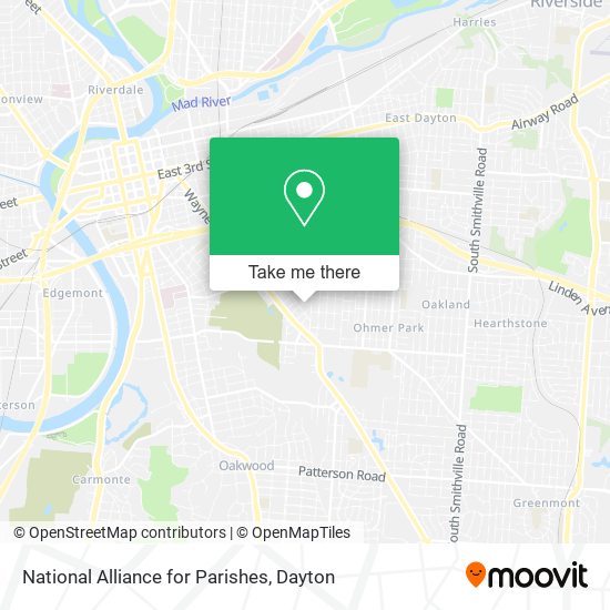 Mapa de National Alliance for Parishes