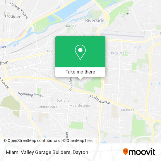 Mapa de Miami Valley Garage Builders