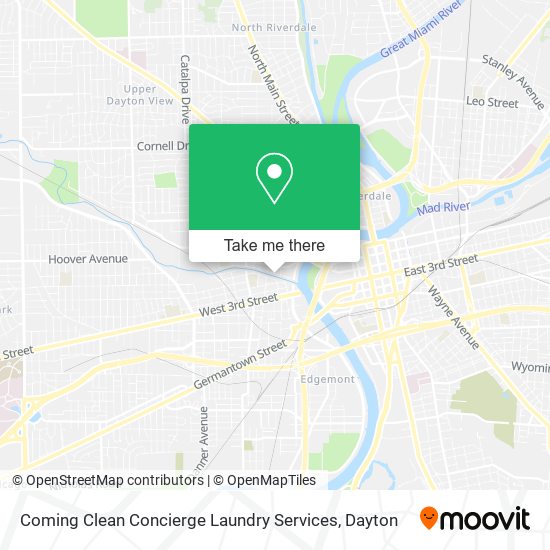 Coming Clean Concierge Laundry Services map