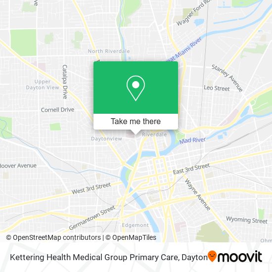 Mapa de Kettering Health Medical Group Primary Care