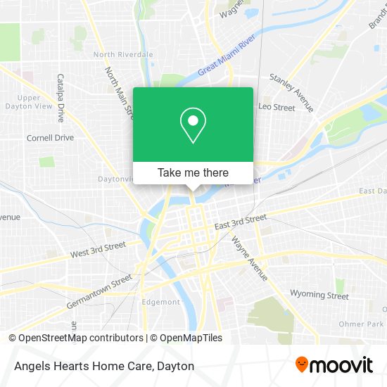 Angels Hearts Home Care map