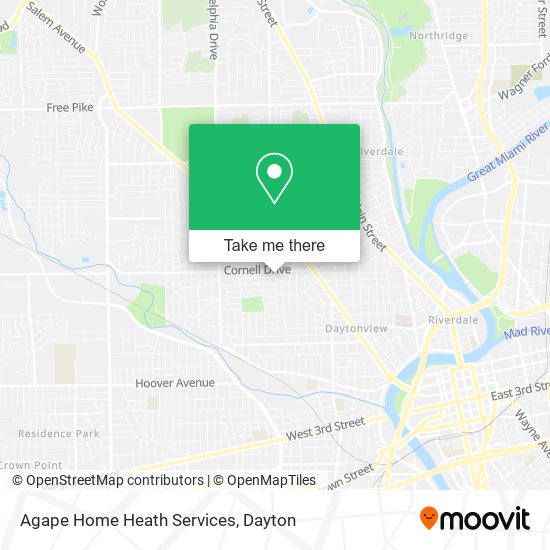 Mapa de Agape Home Heath Services