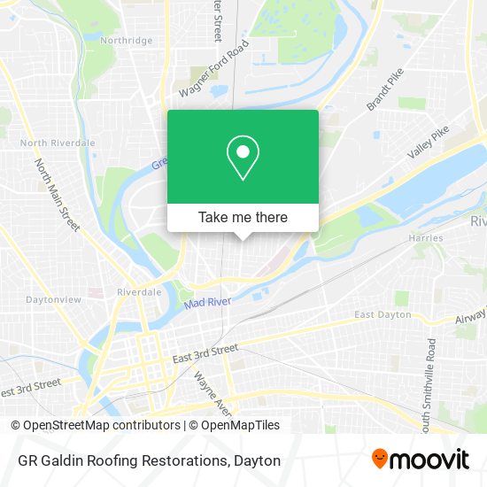 Mapa de GR Galdin Roofing Restorations