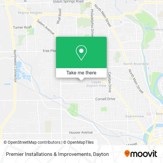 Premier Installations & Improvements map
