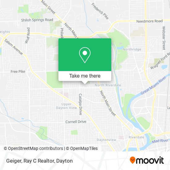 Mapa de Geiger, Ray C Realtor