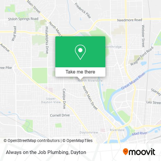 Always on the Job Plumbing map