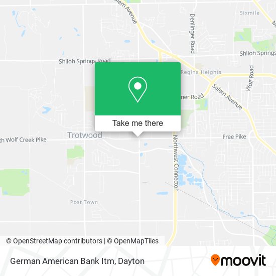 German American Bank Itm map