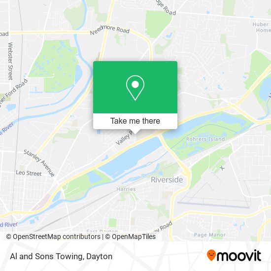 Al and Sons Towing map