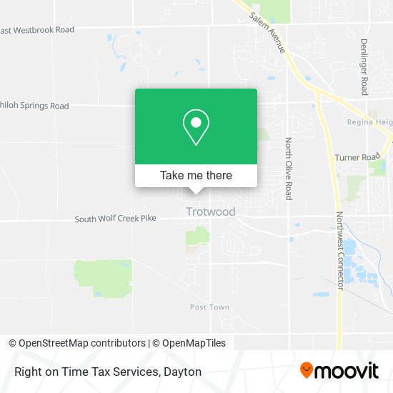 Right on Time Tax Services map