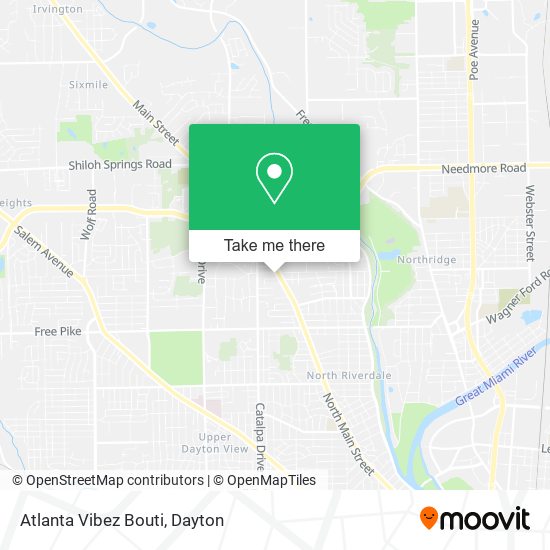 Mapa de Atlanta Vibez Bouti