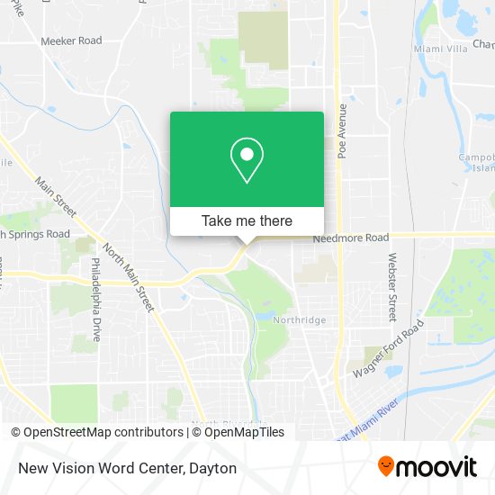 Mapa de New Vision Word Center