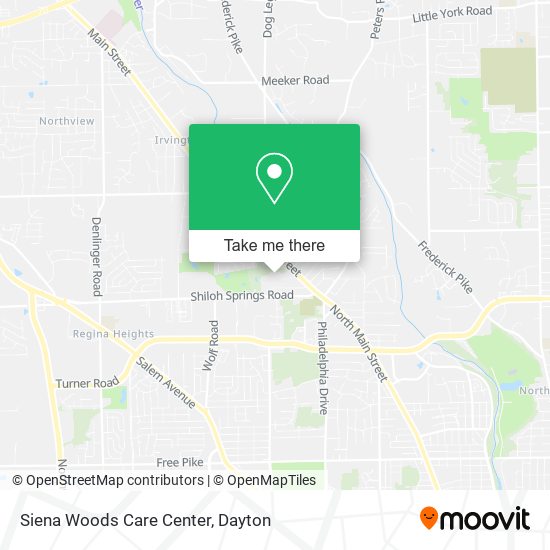 Mapa de Siena Woods Care Center